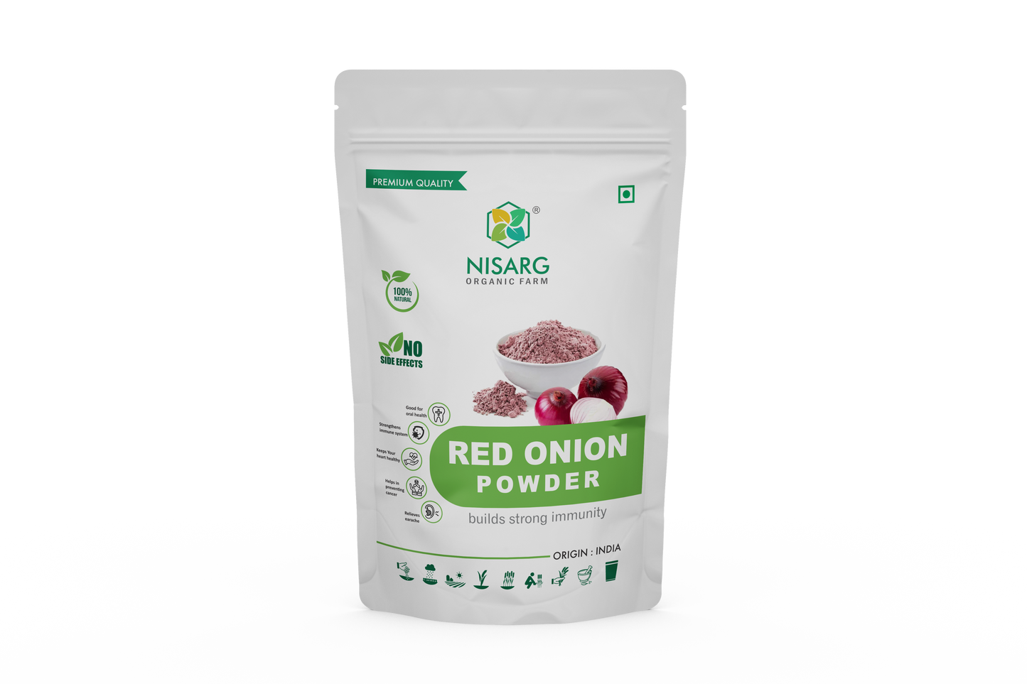 Nisarg Organic Farm Red Onion Powder