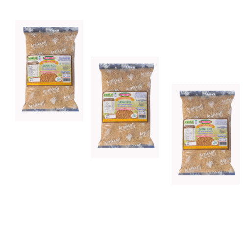 Araikkal Samai Rice - 500g ( Pack of 3 )