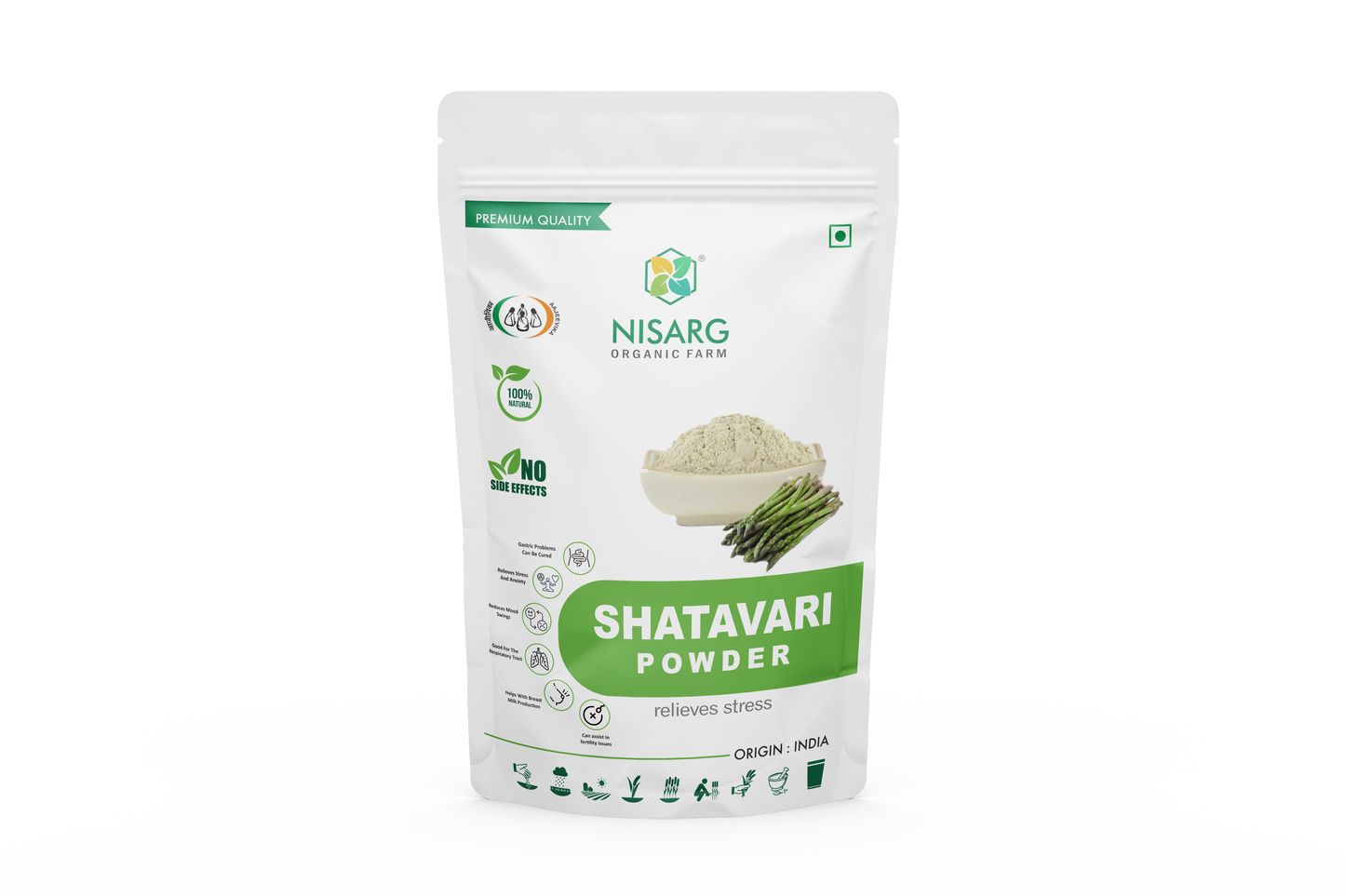 NIsarg Organic Shatavari Root Powder