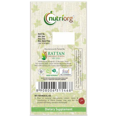 Nutriorg Certified Organic Stevia Powder - 150g