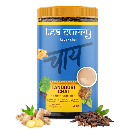 Teacurry Tandoori Chai – Tandoori Chai for Heart, Digestion, Blood Sugar Levels-100g