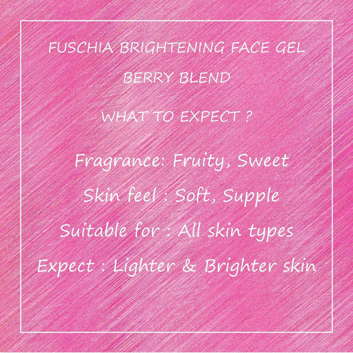 Fuschia Brightening Face Gel - Berry Blend-10g(PACK OF 2) - Orgoshops