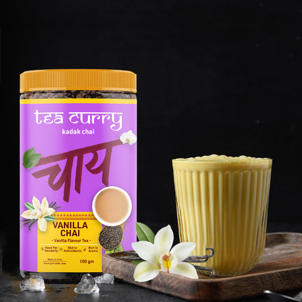 Teacurry Vanilla Chai / Vanilla Chai For Calmness And To Curb Sugar Intake-100g