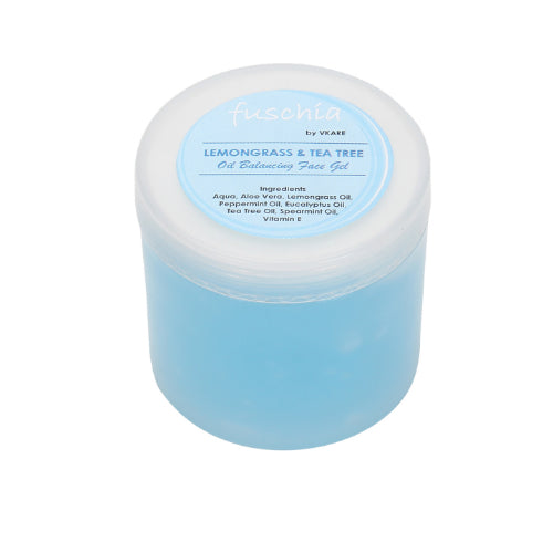 Fuschia Oil Balancing Face Gel - Lemongrass & Tea Tree