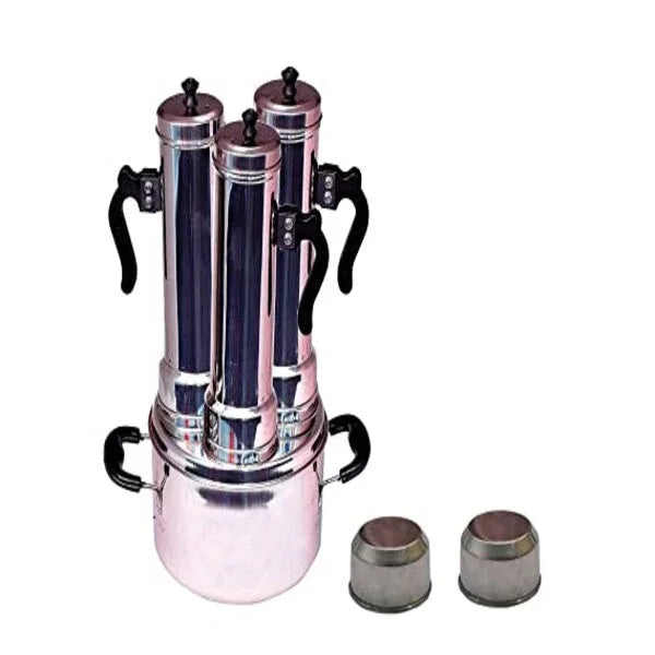 Nakshathra Puttu Maker / Puttu Steamer Big 3 Plus 1 Free Extra Big - Orgoshops