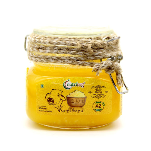 Nutriorg A2 Rich Cow Ghee - 500 ml