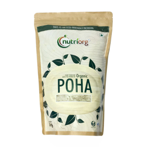 Nutriorg Certified Organic Poha - 1kg