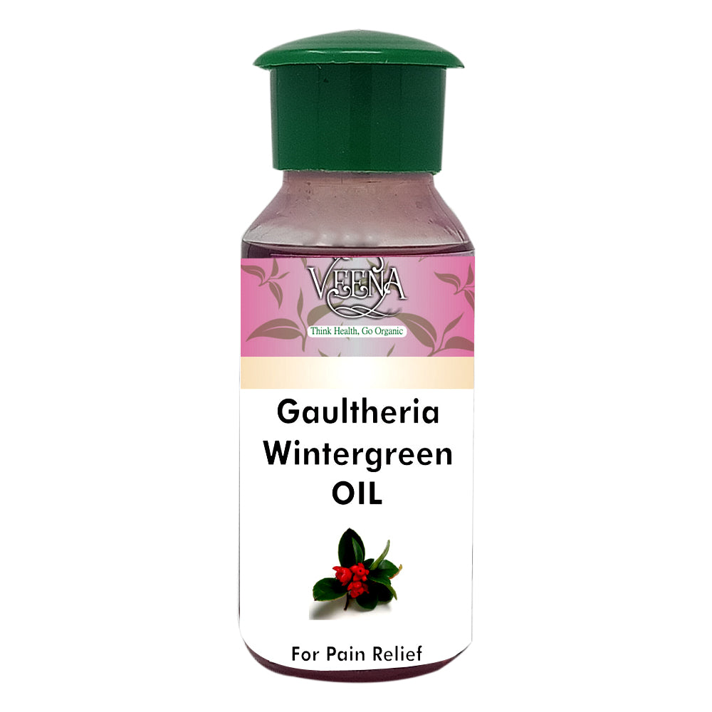 வீணா தயாரிப்புகள் Gaultheria Wintergreen Pain Relief Oil - 60ml (பேக் ஆஃப் 2)