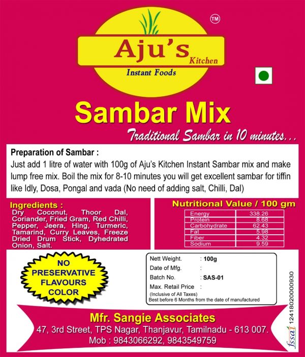 sambar mix