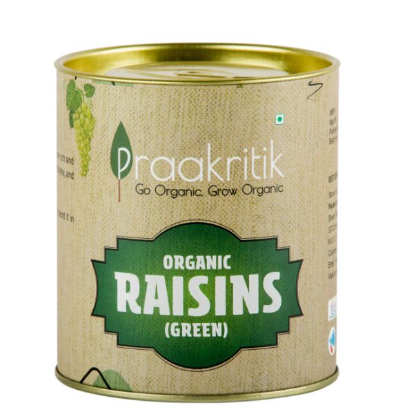 Praakritik Organic Green Raisins-200g