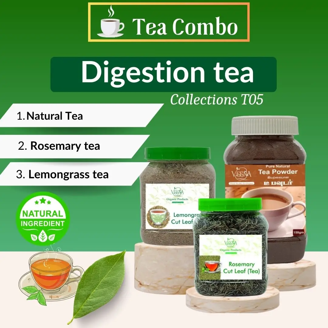 Digestion Tea Collections T5 | Combo of Tea Products box 280gms | Veena